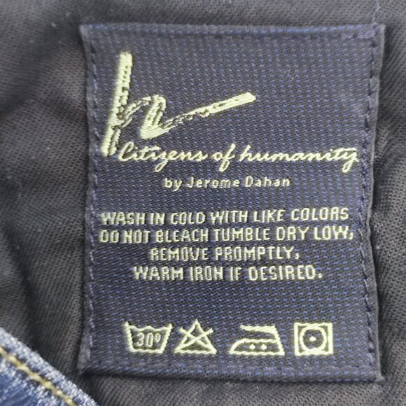 Citizens of Humanity Jeans Kelly 001 women's size 27 ink blue stretch low waist - Picture 6 of 16
